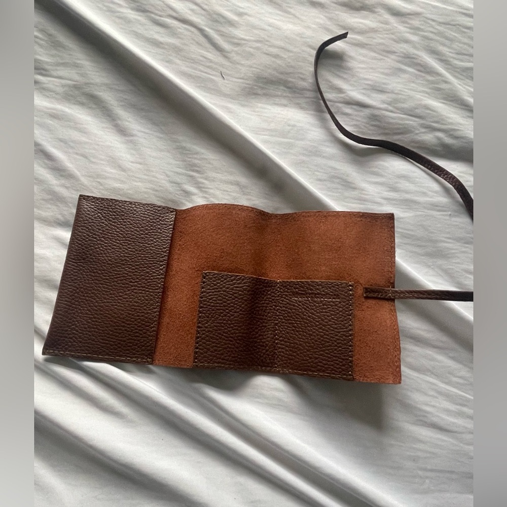 Mark & Graham Pebbled Leather Charger Roll-up Travel (No Monogram).